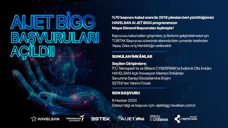 AI JET BIGG Programının Mayıs Dönemi Başvuruları Açıldı!
